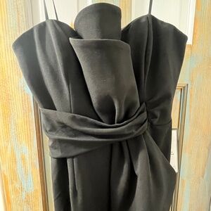 Brand New Black Strapless Gown TAGS ON!!